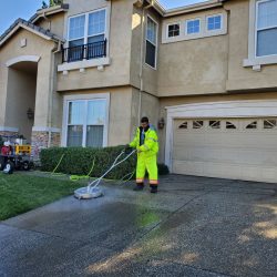 rain is not enough to clean windows and sidewalks
