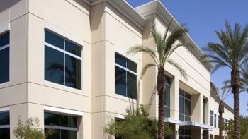 a cleaner office exterior in California